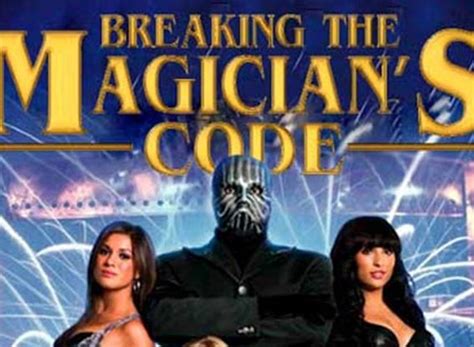 breaking the magician's code cast|breaking the magician's code australia.